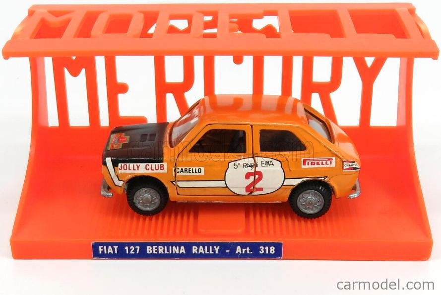 MERCURY-ITALY 318 Scale 1/43 | FIAT 127 N 2 RALLY ELBA JOLLY CLUB
