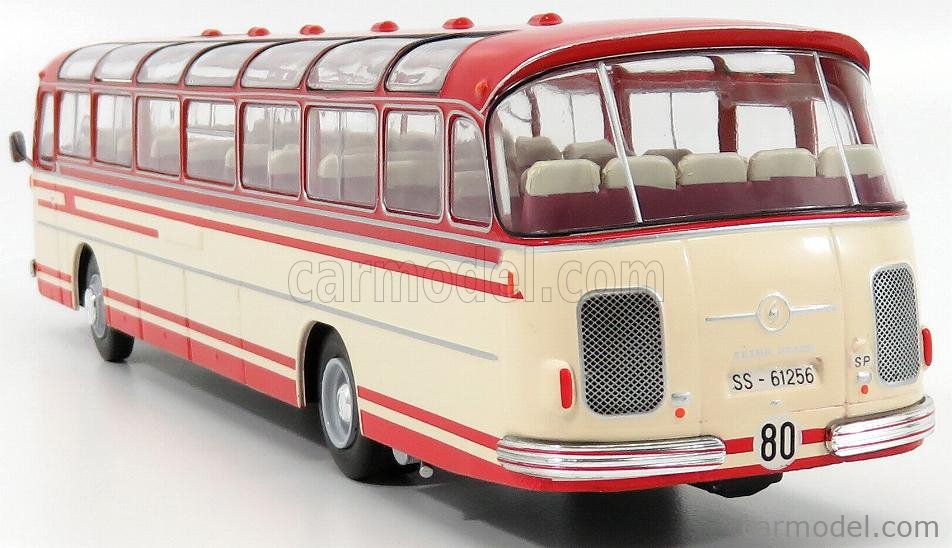 Ixo Setra S14 S 14 BUS Coach Year 1966 Beige Red Cream Red 1:43 BUS009 