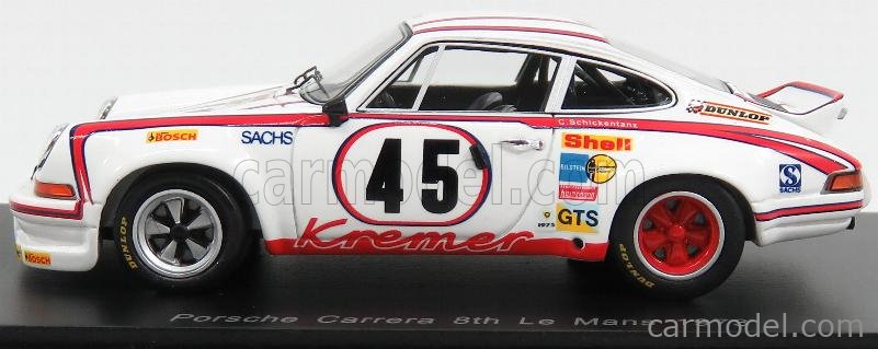 PORSCHE - 911 CARRERA RSR 2.8L TEAM PORSCHE KREMER RACING N 45 24h LE MANS  1973 P.KELLER - E.KREMER - C.SCHICKENTANZ
