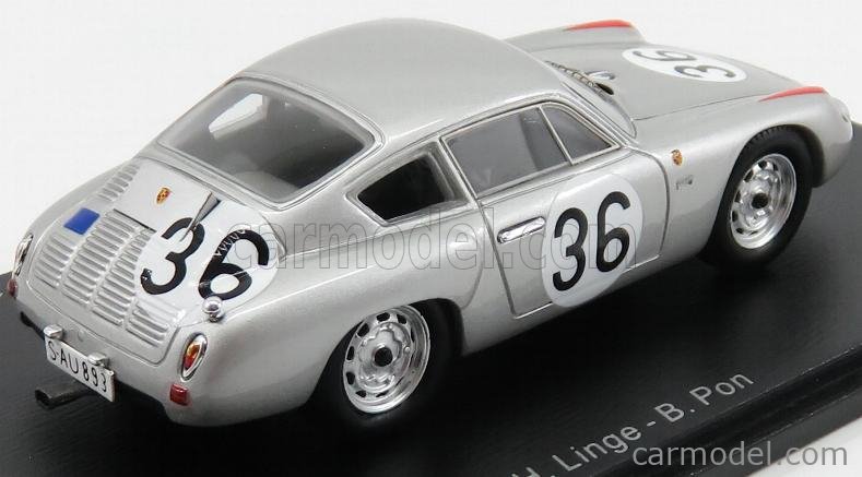 SPARK-MODEL S4682 Scale 1/43 | PORSCHE 356B 1.6L ABARTH COUPE TEAM ...