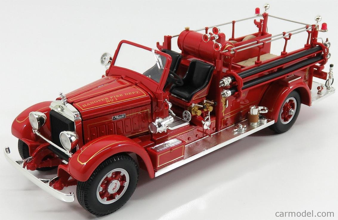 LUCKY-DIECAST LDC20098R Scale 1/24 | MACK TYPE 75BX SCALE FIRE ENGINE ...