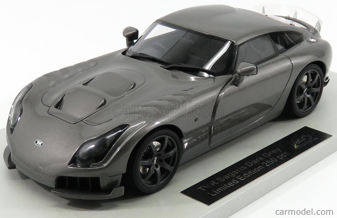 LS-COLLECTIBLES LS008C Масштаб 1/18 | TVR SAGARIS 2005 GREY MET