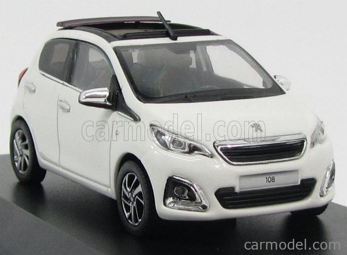 1/43 Norev Peugeot 108 Top 2014 Mini Car White Banquise