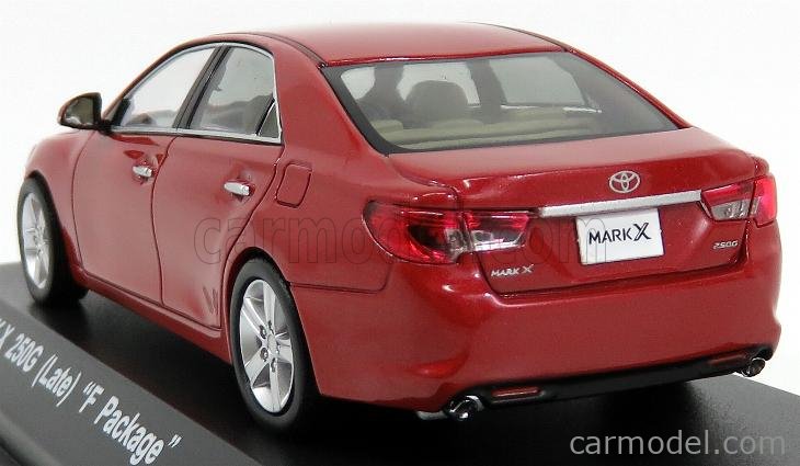 Toyota Mark X 250G F Package 2004 Red Met KYOSHO 1:43 KY03637R2 Model Late 