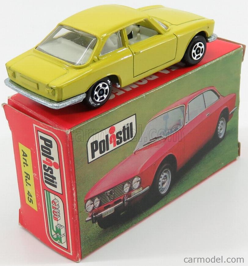 Politoys Polistil Rj Scale Alfa Romeo Giulia Gt Junior Yellow