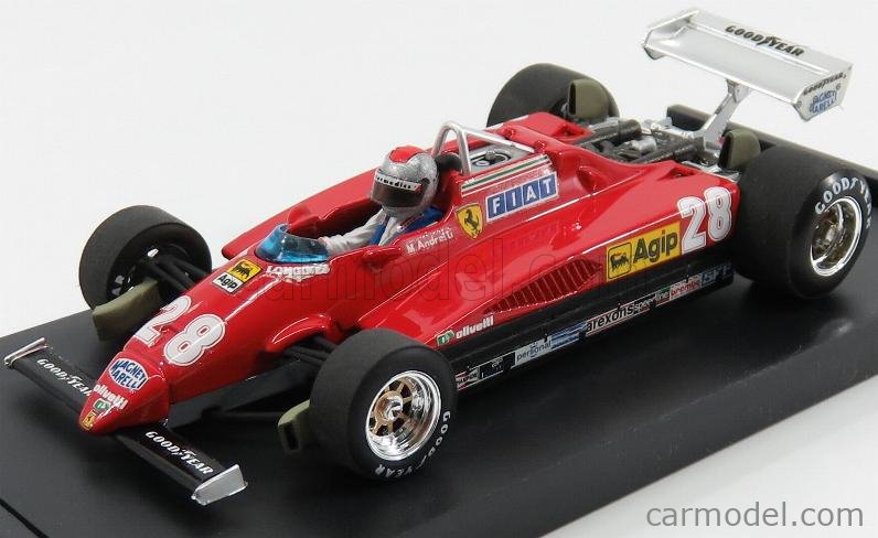 FERRARI - F1 126C2 N 28 ITALY GP 1982 M.ANDRETTI - WITH PILOT