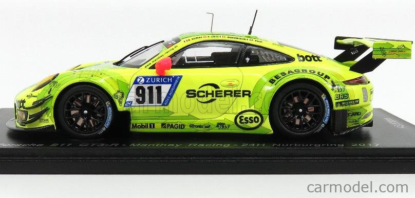 SPARK-MODEL SG325 Masstab: 1/43 | PORSCHE 911 991-2 GT3 R MANTHEY ...