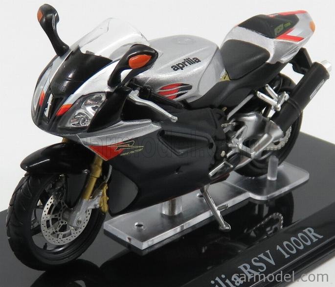Scale model of a motorcycle 1:24 Aprilia RSV 1000R 