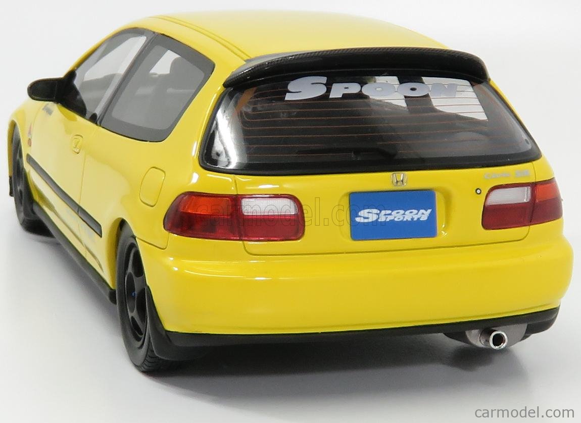 OTTO-MOBILE OT524 Scale 1/18 | HONDA CIVIC EG6 SiR II SPOON 1991 YELLOW ...