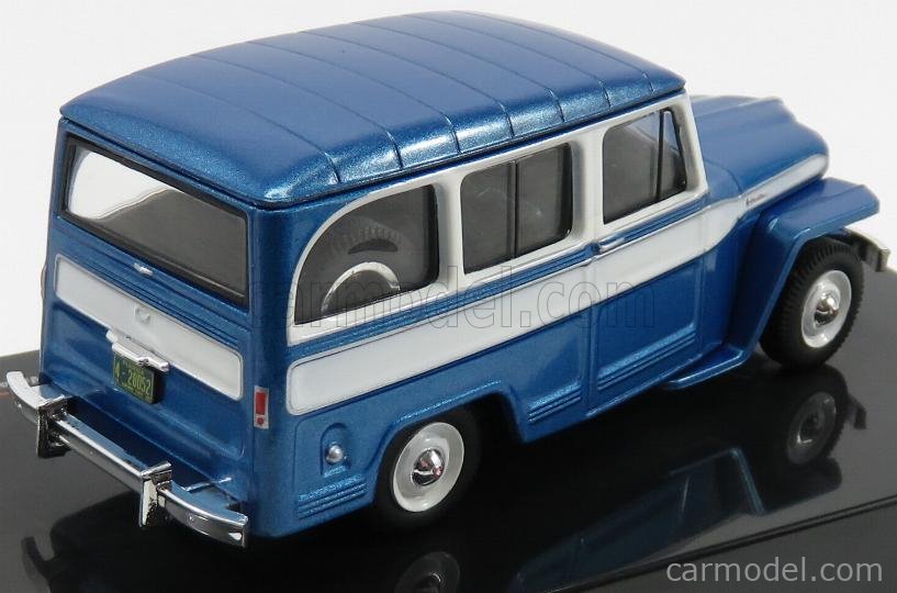 Jeep Willys Station Wagon 1960 blue white diecast modelcar CLC261 IXO 1:43