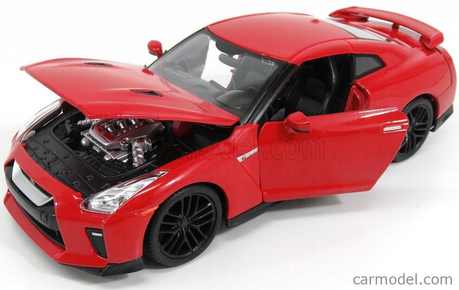 BURAGO BU21082R Масштаб 1/24  NISSAN GT-R (R35) COUPE 2017 RED