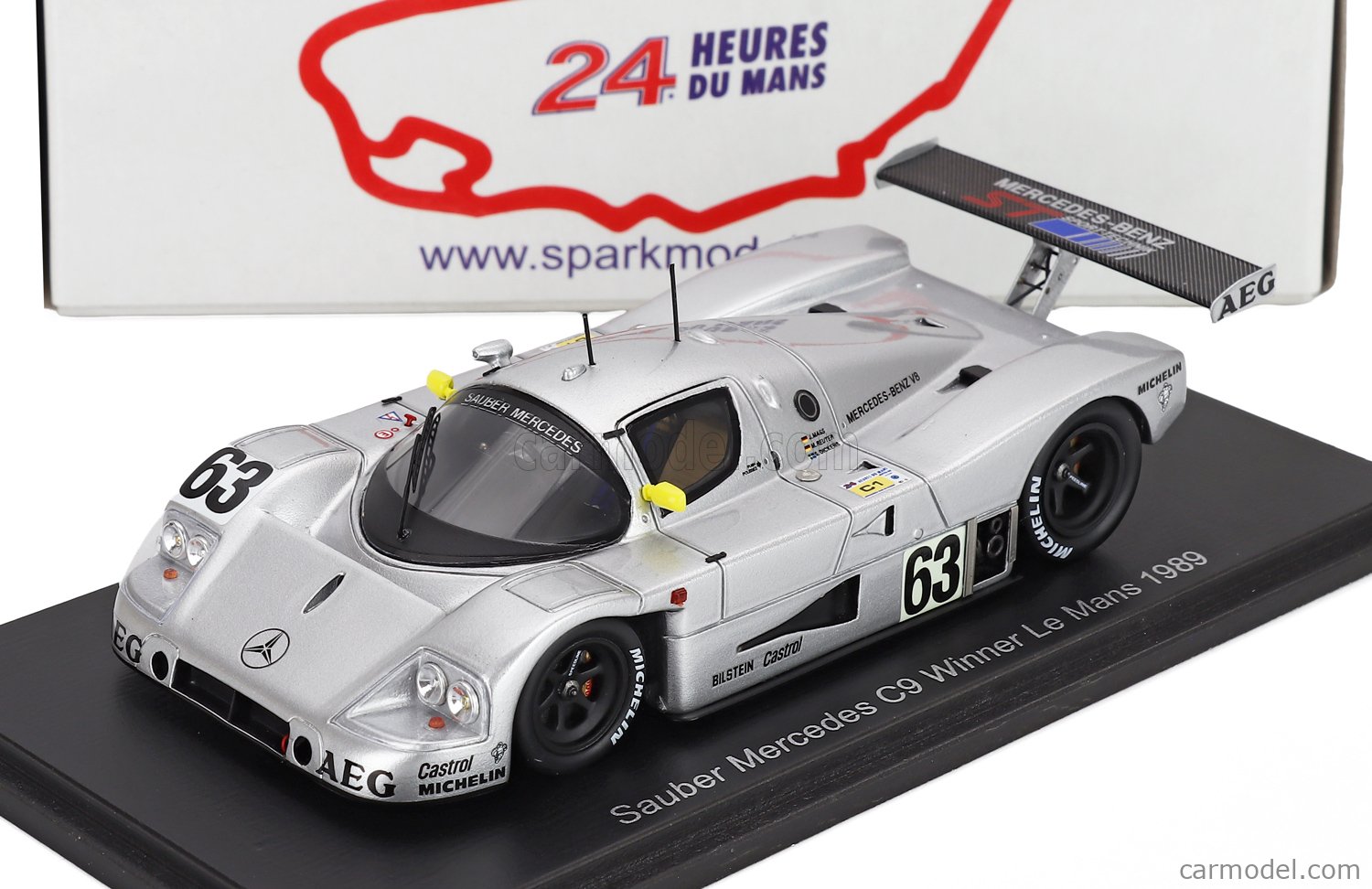 SPARK-MODEL 43LM89 Scale 1/43 | MERCEDES BENZ SAUBER C9 5.0L TURBO