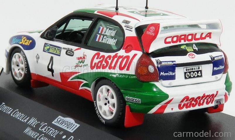 トヨタ・カローラ WRC 1999 1/43ミニカー トヨタ・カローラ WRC 1999 1/43ミニカー - メルカリ