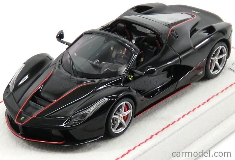 Diecast model cars Ferrari LaFerrari 1/18 BBR Models La Aperta metallise grey
