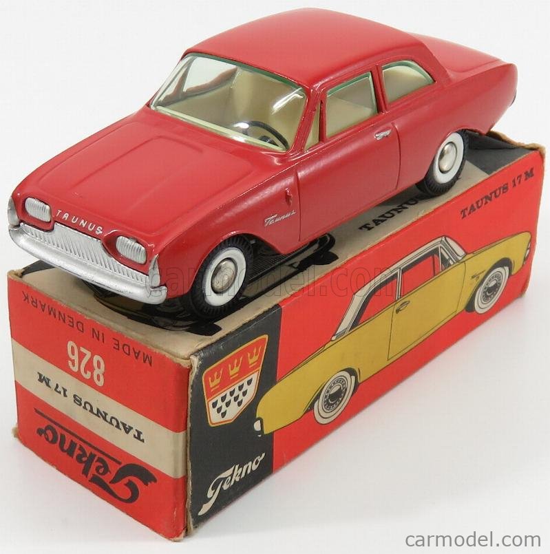 TEKNO 826 Scale 1/43 | FORD ENGLAND TAUNUS 17M RED