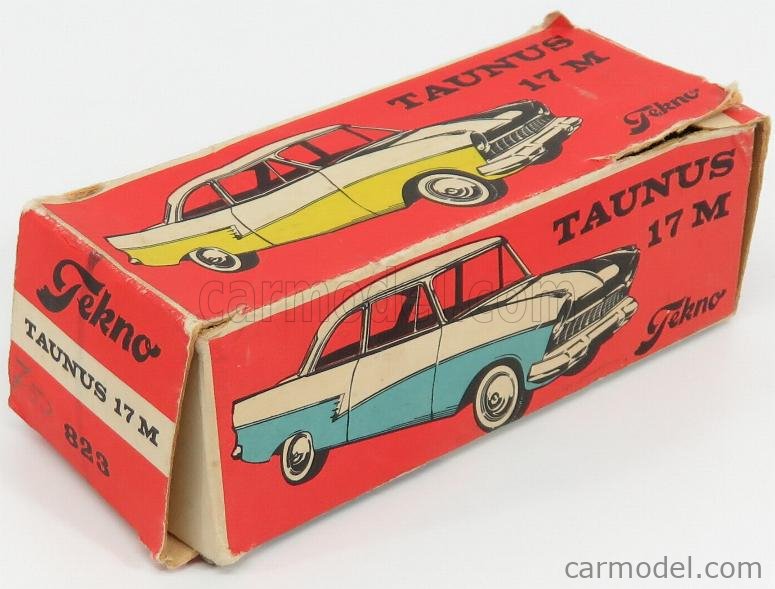 TEKNO 823 Scale 1/43 | FORD ENGLAND TAUNUS 17M LIGHT GREY GREY