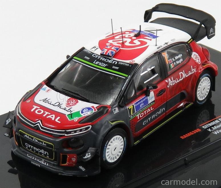 Altaya 1/18 Collection Rallye , Citroën C3 WRC Meeke 2017