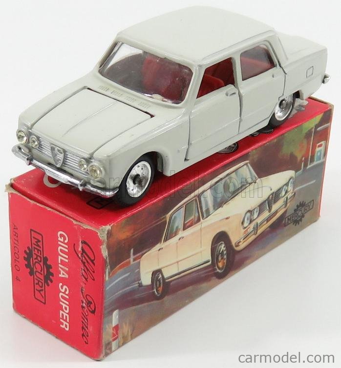 MERCURY-ITALY 4 Scale 1/43 | ALFA ROMEO GIULIA SUPER 1965 LIGHT GREY