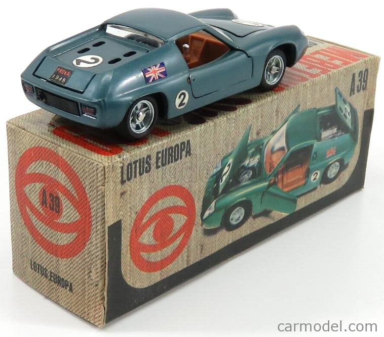 MEBETOYS MATTEL A39 Scale 1/43 | LOTUS EUROPA N 2 BLUE MET