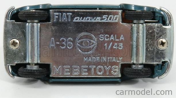 MEBETOYS MATTEL A36 Scale 1/43 | FIAT 500 (2 ISSUE) PETROL MET