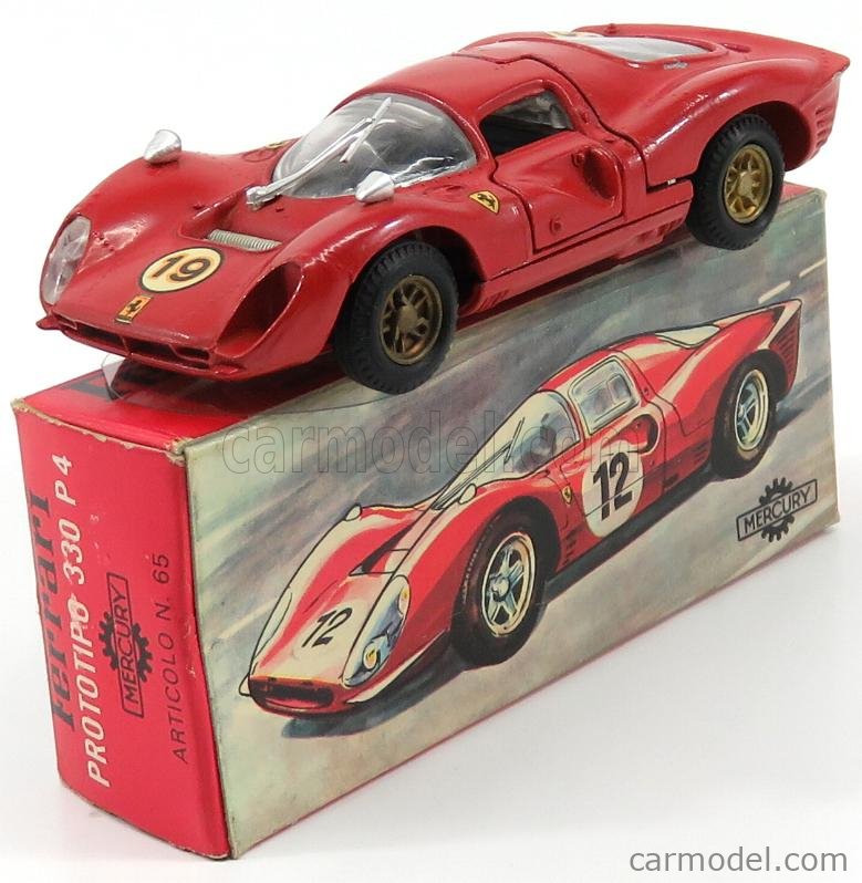 MERCURY-ITALY 65 Scale 1/43 | FERRARI 330P4 BERLINETTA N 19 1967 RED