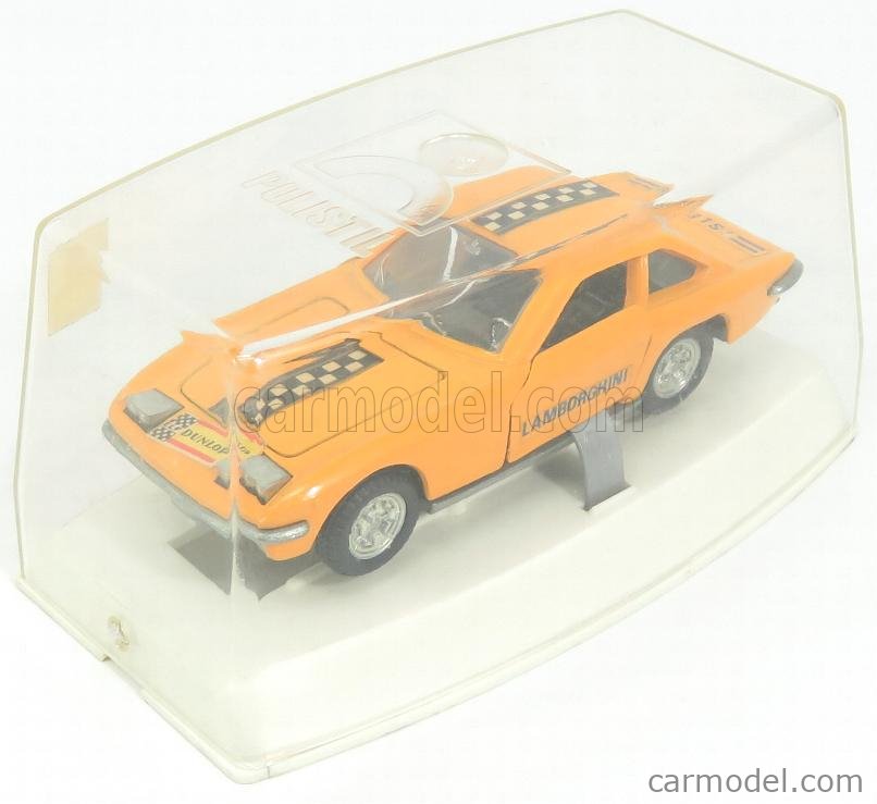 Politoys 558 1/43 – Lamborghini Islero Orange Damier, Collection Italie, Boîte D'origine