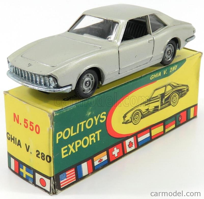 Politoys Ghia V 280 Ref 550 No Dinky No Mebetoys No Norev No Mercury No Tekno