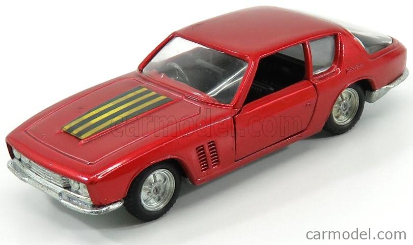 Voiture Miniature Politoys Export - Jensen Coupé Vignale - Décorations Bardahl, Mobil, Ford, Shell - Occasion Vintage