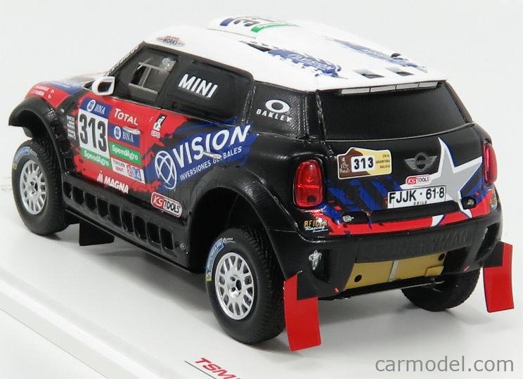 43 Monster モンスター カントリーマン Countryman TSM Dakar Racing MINI #307 デカール加工  2013 ダカール 3位 ミニ All4