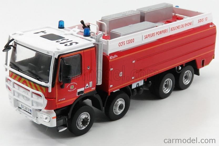 Camion Mercedes-Benz Actros SIVA au 1:32 avec radio en 40 MHz. Rouge.