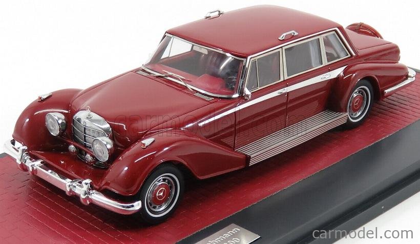Matrix Scale Models Mx51302 121 Scale 1 43 Mercedes Benz 600 W100 Buchmann Buchmann 1980 Red
