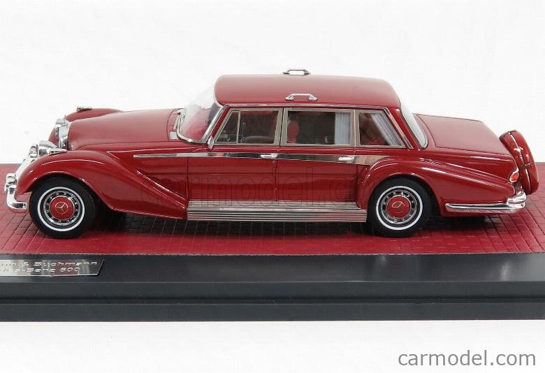 Matrix Scale Models Mx51302 121 Scale 1 43 Mercedes Benz 600 W100 Buchmann Buchmann 1980 Red