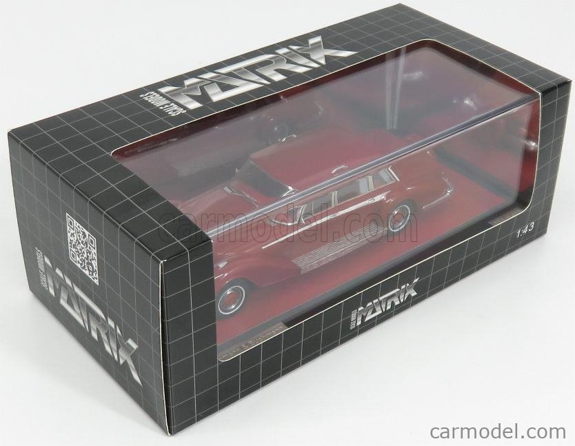 Matrix Scale Models Mx51302 121 Scale 1 43 Mercedes Benz 600 W100 Buchmann Buchmann 1980 Red