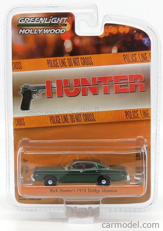 GREENLIGHT 44780C Scale 1/64 | DODGE MONACO POLICE 1978 - RICK HUNTER ...