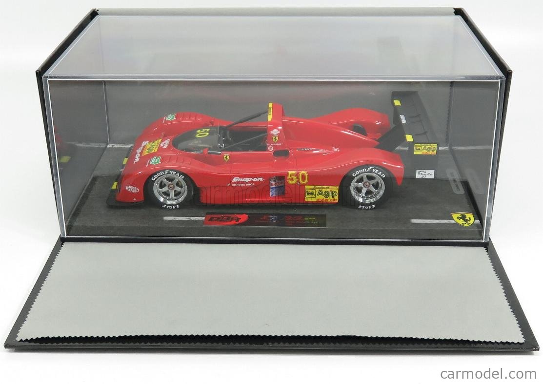 FERRARI - 333SP TEAM TIC-TAC N 50 WINNER IMSA ROAD ATLANTA 1994 J.COCHRAN -  CON VETRINA - WITH SHOWCASE