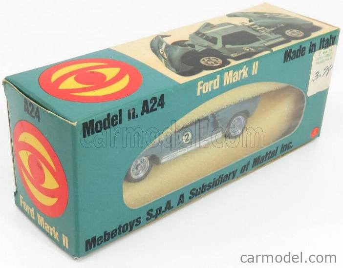 MEBETOYS A-24 FORD-Mark Ⅱ (希少) MEBETOYS MATTEL A24 Scale 1/43 | FORD USA MARK II N 2 BLUE MET