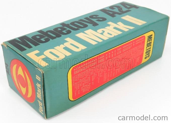 MEBETOYS MATTEL A24 Scale 1/43 | FORD USA MARK II N 2 BLUE MET