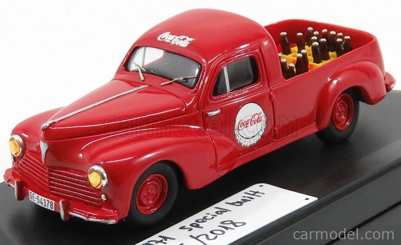 Miniature Aquavit 1/43 - Peugeot 203 Fourgonnette Pepsi Cola (résine) - Très Bon état