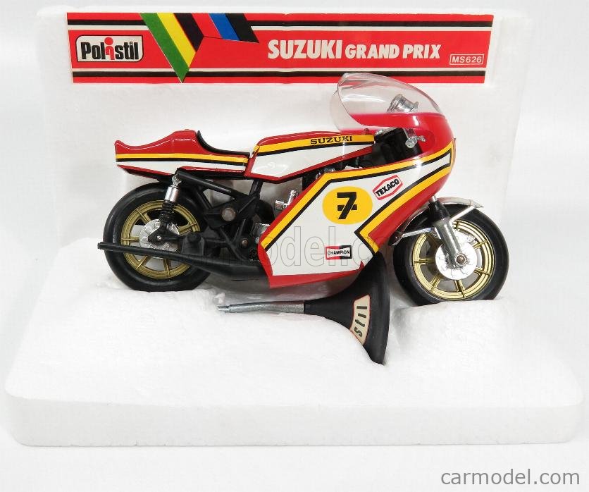 MODELLINO MOTO SUZUKI FABERGE MS 625 POLISTIL HIGH FIDELITY