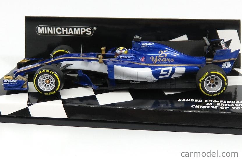 【希少品】 MINICHAMPS 1/43 F1 2017 SAUBER C36 MINICHAMPS 417170036 Scale 1/43 | SAUBER F1 C36 FERRARI N 36