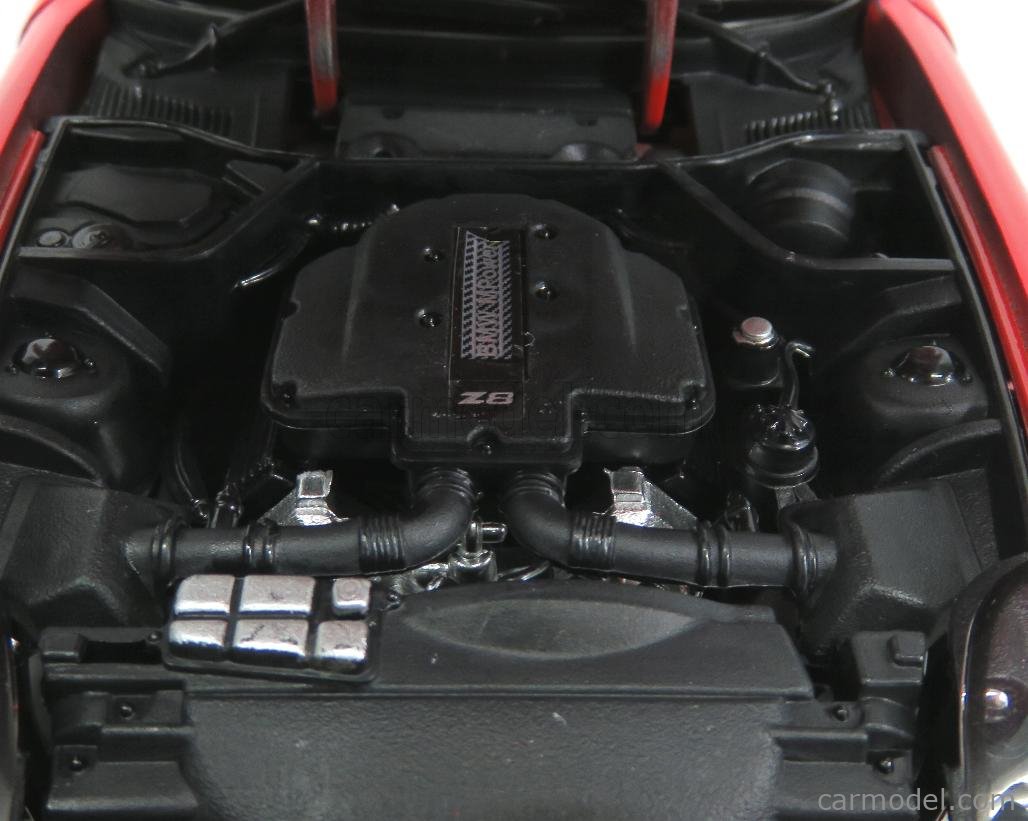 Miniature Bburago 1:18 BMW Z8 Rouge - Modèle Réduit Collection, Référence 3377R