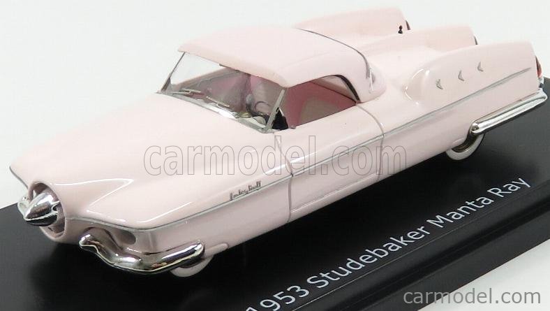 ESVAL MODEL EMUS43027B Scale 1/43  STUDEBAKER MANTA RAY SPIDER CLOSED 1953 PINK