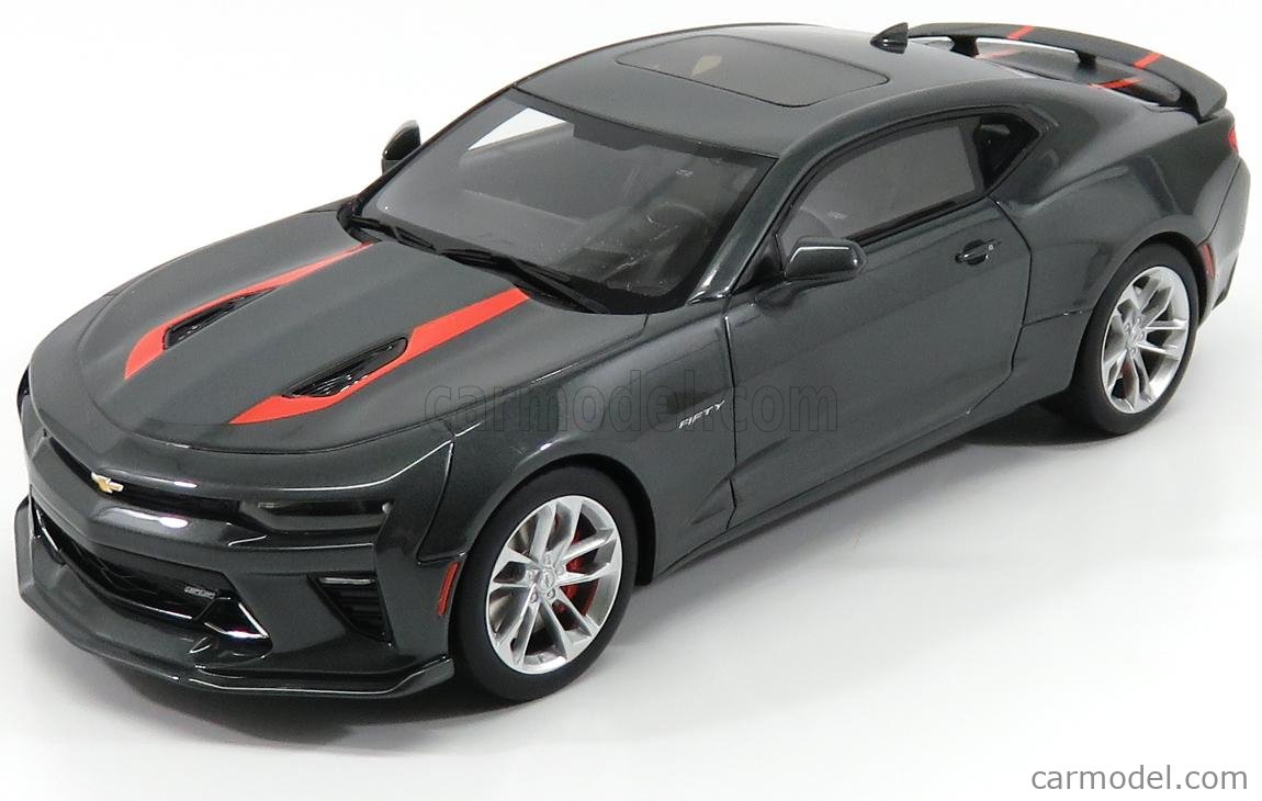 GT-SPIRIT GT191 Scale 1/18 | CHEVROLET CAMARO SS FIFTY COUPE 50th  ANNIVERSARY 2017 NIGHTFALL GREY