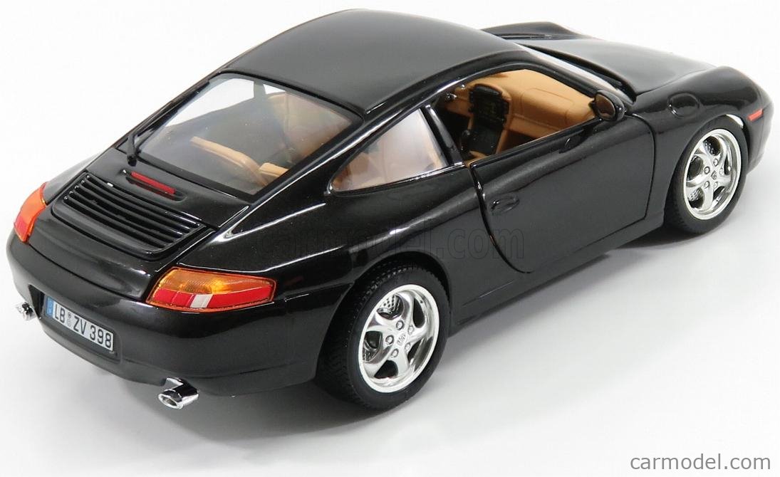 Burago 3385 1997 Porsche (ポルシェ) 911 Carrera (カレラ) - Black