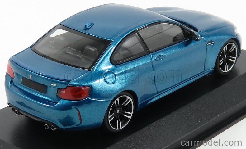 BMW M2 Coupé 2016 Bleue Minichamps 155026101 - Miniatures Autos Motos