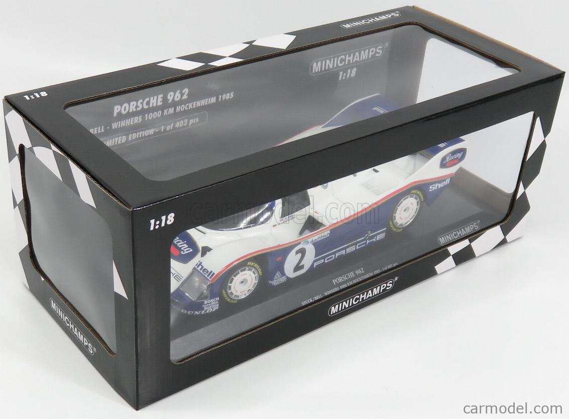 MINICHAMPS 155856502 Scale 1/18 | PORSCHE 962C N 2 WINNER 1000km