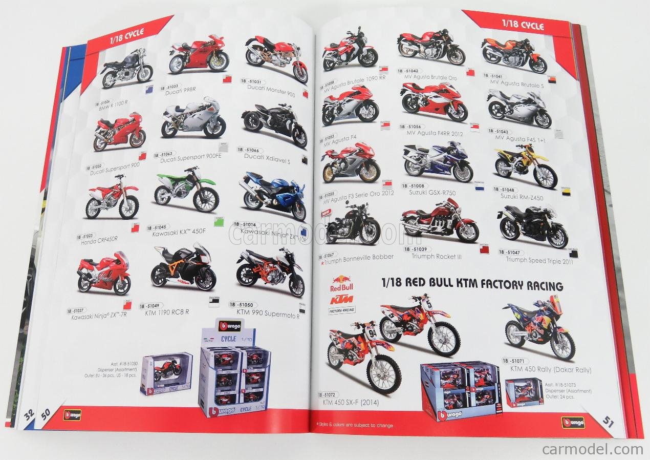 BURAGO BUCAT2018 Scala / CATALOGO BURAGO CATALOGUE DIECAST 2018 95