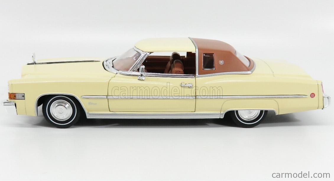 ANSON 30357 Scale 1/18 | CADILLAC ELDORADO 1973 LIGHT YELLOW