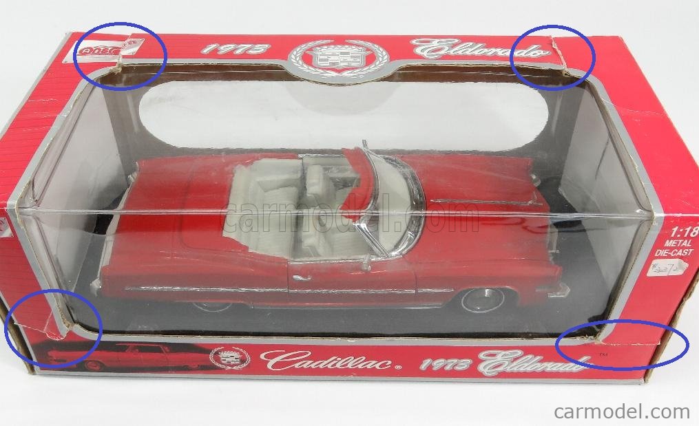 ANSON 30387 Scale 1/18 | CADILLAC ELDORADO CABRIOLET OPEN