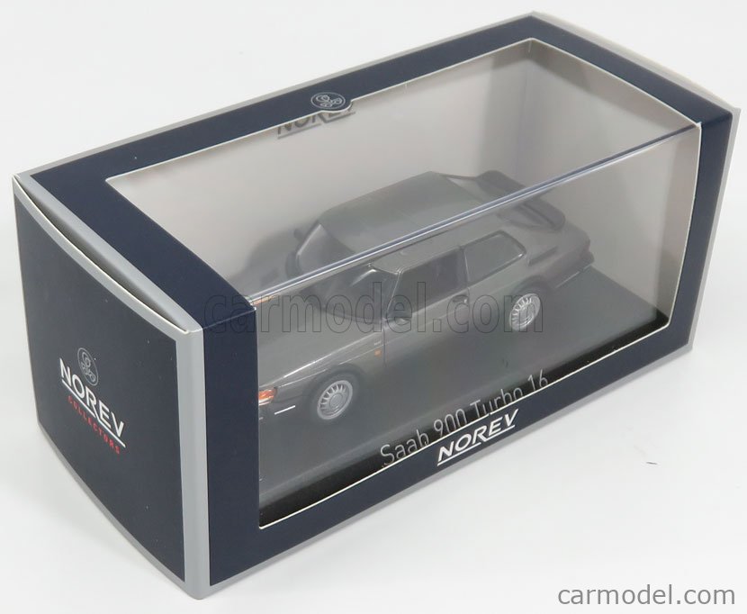 NOREV 810033 Scale 1/43 | SAAB 900 TURBO 16 COUPE 1991 GREY MET